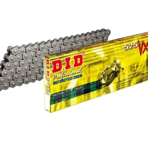 X-Ring-Motorradkette DID 530VX mit 118 Gliedern (verstärkte X-Ring-Kette) endlos Abverkauf