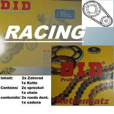 Mega-Angebot Renn-Kettensatz mit DID !520! ERV3 X-Ring-Kette (G&G): passend für Yamaha YZF-R7 OW02 RM01 (Bj.9