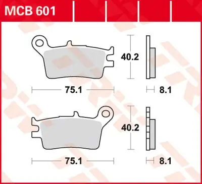 MCB601, mcb 601: Lucas Scheibenbremsbeläge hinten MB601 Top-Seller