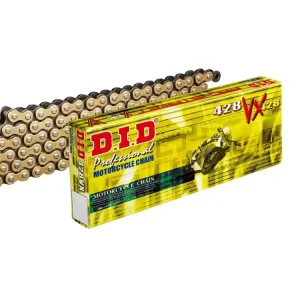 Neue Kollektion Kette DID Motorrad: DID428VX(G&B) 120 Glieder, endlose X-Ringkette