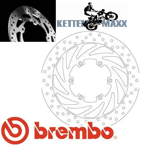Neuheit Brembo Bremsscheibe passend für Aprilia Pegaso 650 Vorderrad