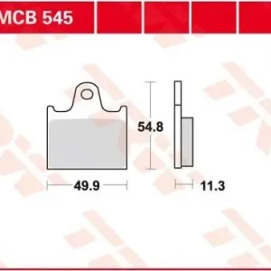 MCB545LF, MCB 545LF Lucas Bremsbeläge MCB545LF Neu Im Sortiment