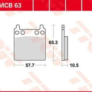 MCB63, MCB 63 Lucas Bremsbeläge MCB63 Neue Kollektion