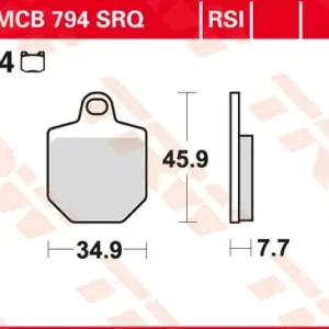 Jetzt Kaufen MCB794SRQ, MCB 794SRQ Lucas Rennsportbremsbelag Sinter-Racing MCB794SRQ