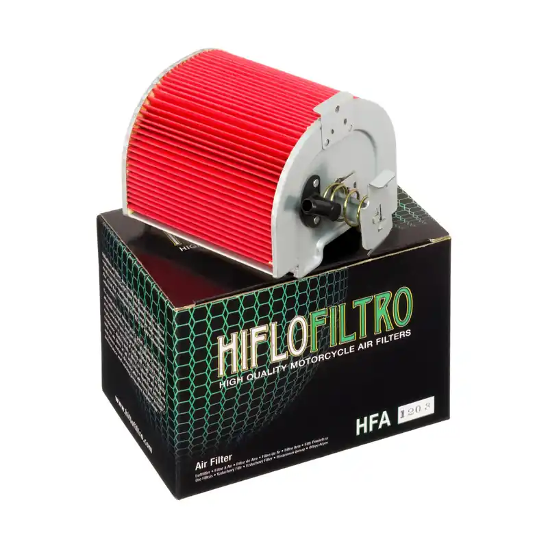 HIFLO-Luftfilter HFA1203 passend für Honda CB250 N Two Fifty / CB250 Nighthawk; Baujahre: 1991-2008 Geprüft