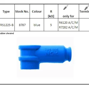 Neu Im Sortiment NGK Racing Zündkerzenstecker TRS 1225 blau - stock [8787]