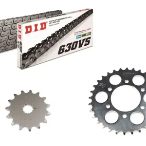 Neue Ware DID Kettensatz passend für Kawasaki GPZ 1100 (Bj.82) DID 630VS O-Ring Kette