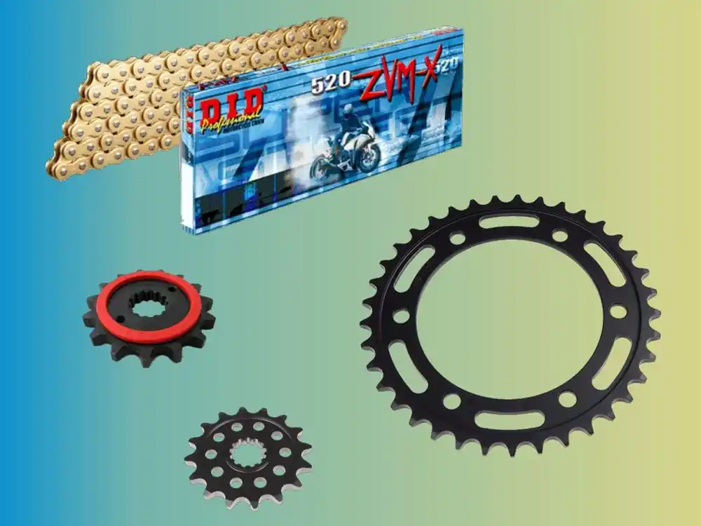 Günstig DID Kettensatz passend für Kawasaki EN500 Vulcan / Classic (Bj.96-08) DID 520 ZVM-X Kette