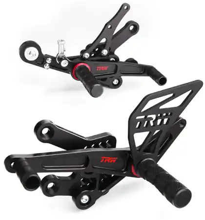 Expressversand TRW-Fussrastenanlage MCF115SP passend für Kawasaki Z750 / Z1000 (Bj.07-) ABE
