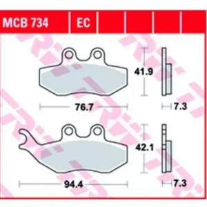 MCB734 Lucas Scheibenbremsbeläge vorn Sofort Bestellen