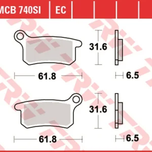 Top-Seller MCB740EC, MCB 740EC Lucas Bremsbeläge Economy MCB740EC (N)