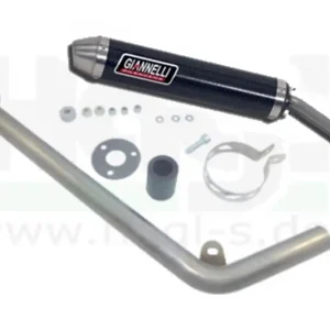 Solange Der Vorrat Reicht passend für Aprilia MX 125 (Bj.04-08) Giannelli Enduro 2T - Endtopf Carby 54603HF