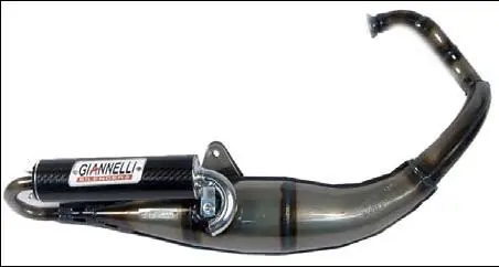 Wochenendangebot Giannelli Auspuffanlage Extra: passend für Malaguti F10 Jet Line 50 (Bj.93-01) - GI31642P2