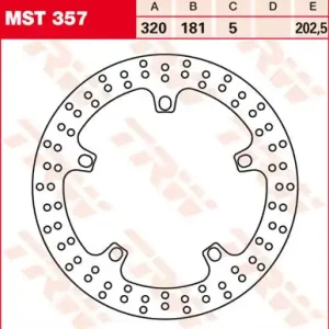 TRW Lucas Bremsscheibe MST 357 / MST357 Schneller Versand