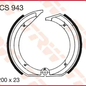 MCS943: Lucas Bremsbacken hinten MCS943 Markenprodukt