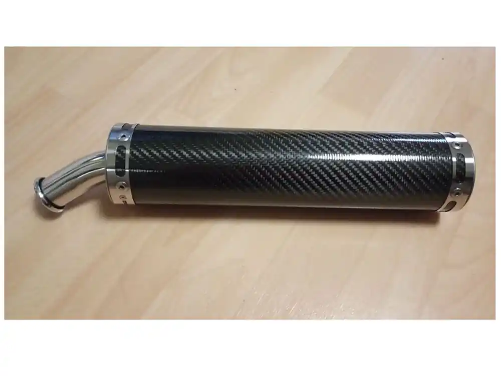 Neu Im Sortiment Giannelli Street 2T - Endtopf Carbon passend für Cagiva Raptor 125 (Bj.04-07) / N1 Planet (Bj.99-03)