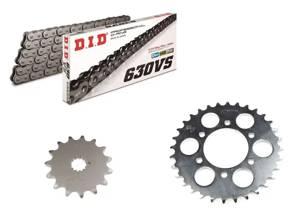 DID Kettensatz passend für Kawasaki GPZ 1100 Unitrak / ZX1100GP (Bj.83-85) DID630VS Kette Angebot