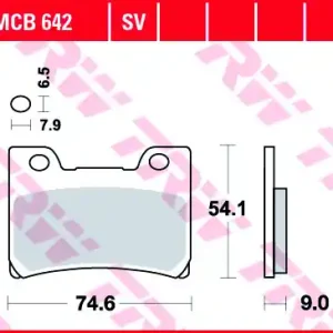Sonderangebot MCB642, mcb 642: Lucas Vorderrad Standardbelag (Carbon-Keramik)