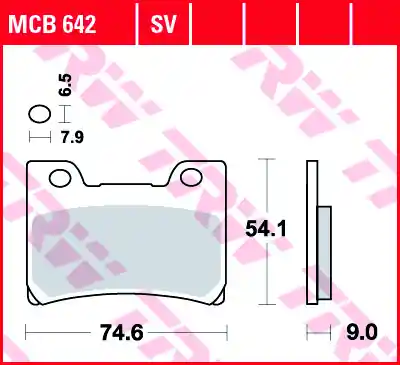 Sonderangebot MCB642, mcb 642: Lucas Vorderrad Standardbelag (Carbon-Keramik)