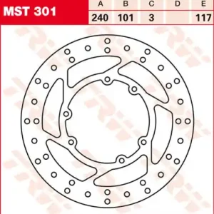 Begrenztes Angebot TRW Lucas Bremsscheibe MST 301 / MST301