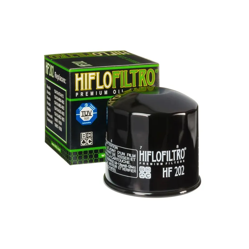 hiflo Ölfilter HF202 Motorradölfilter passend für Honda VF400 / VF500 / VT500 Shadow / CBX750 / VF75 Neu