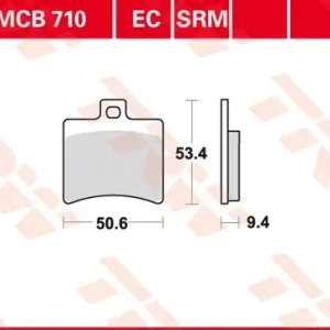 MCB710EC, MCB 710EC Lucas Bremsbeläge Economy MCB710EC (N) Sonderaktion