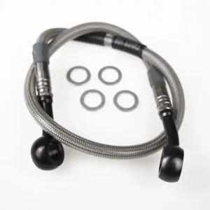 Günstig TRW Stahlflexleitung: MCH362H1 hinten m. ABE passend für Kawasaki ZRX 1100 Bj. 97-00