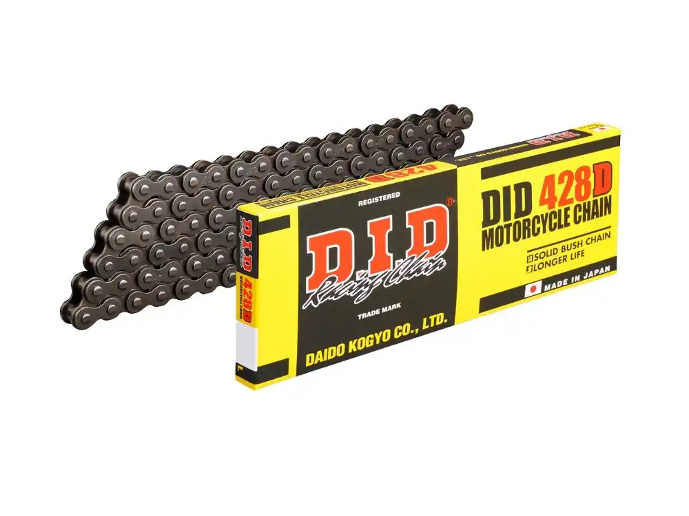 Kette DID Motorrad: DID428D 148 Glieder, offen mit Clipschloss Neu