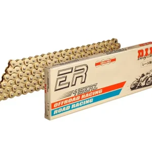 Echt Kette DID415ER / 415ERZ(G&G) 072 Glieder, offen mit Clipschloss