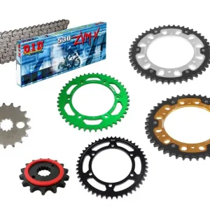 DID Kettensatz passend für Kawasaki ZRX 1100 ZRT10C/D (97-00) DID530ZVM-X2 Kette Markenprodukt