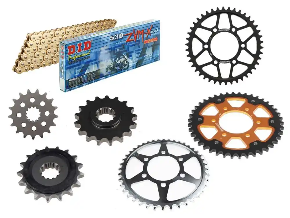 Mega-Angebot DID Kettensatz passend für Kawasaki ZX-12R Ninja (99-06) DID530ZVM-X2 Kette