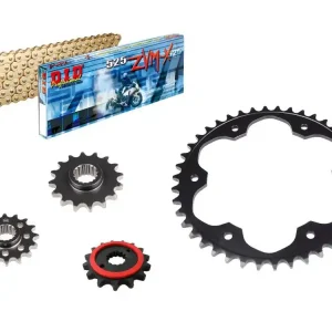 DID Kettensatz passend für BMW F 650 GS 800ccm (08) DID525ZVM-X2 Kette Silentritzel OEM Kettenrad Super-Preis