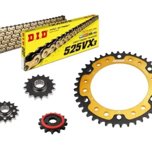 Schneller Versand DID Kettensatz Stealth passend für BMW F 650 GS 800ccm (08) DID525VX3 Kette