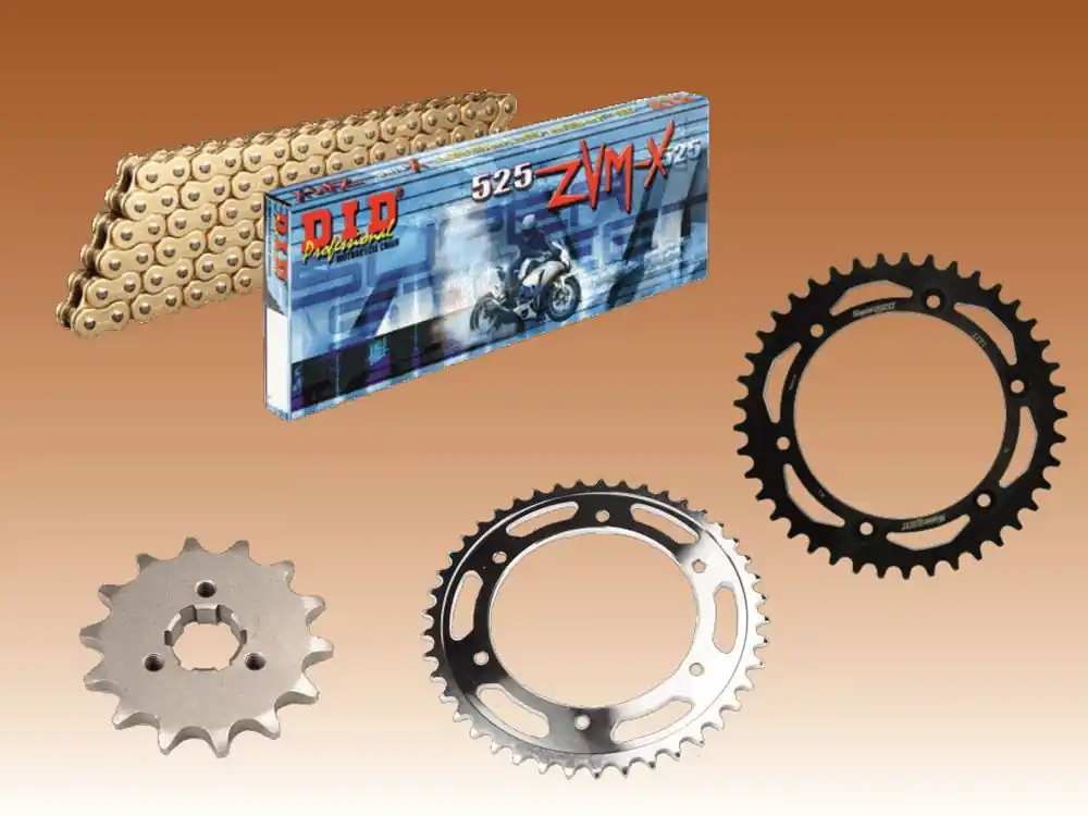 Sichere Zahlung DID Kettensatz passend für Suzuki XF 650 Freewind (Bj. 97- ) DID525ZVM-X2 Kette