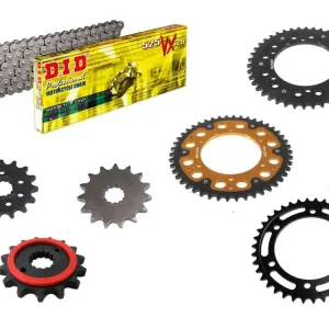 Bestpreis DID Kettensatz passend für Kawasaki ZR 750 Zephyr ZR750C (91-94) DID525VX3 Kette