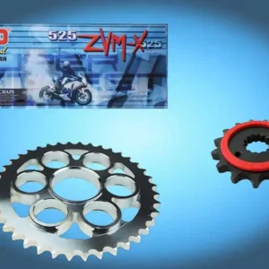 DID Kettensatz passend für Suzuki GSF 400 Bandit (90-92) DID525VX3 Kette Aktuell