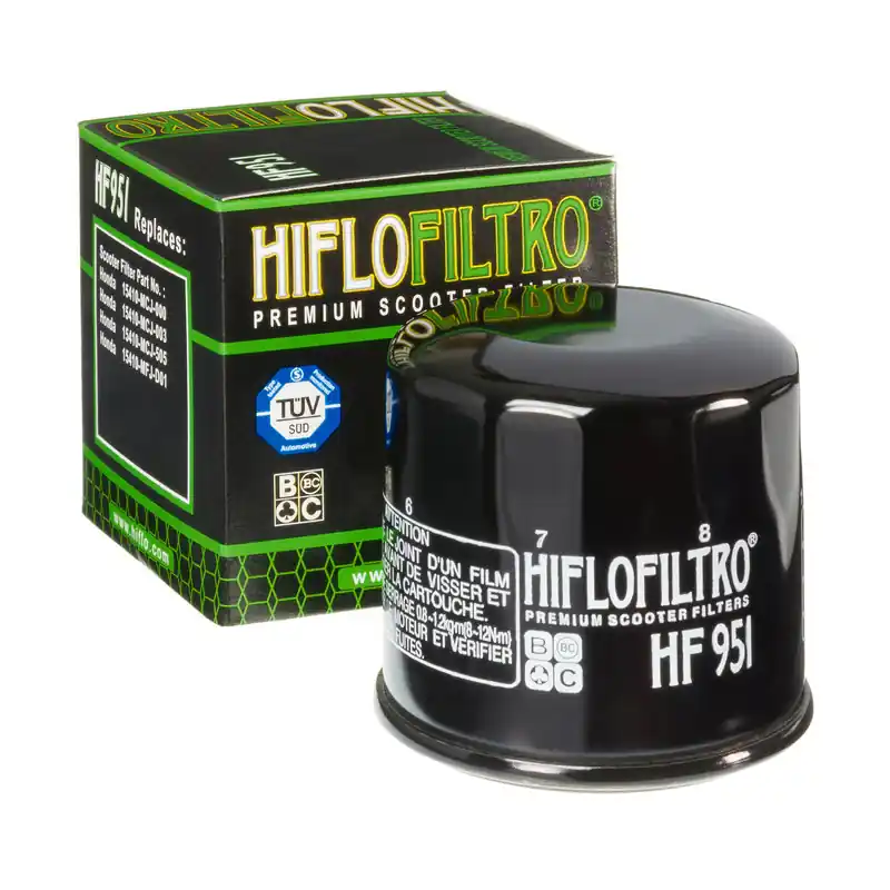 hiflo Ölfilter HF951 Motorradölfilter Honda NSS300 SH300i FSC400 FSC600 / Yamaha XP530 Sonderaktion