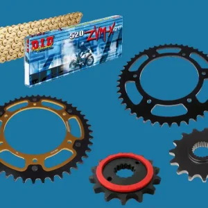 Expressversand DID Kettensatz Racing passend für BMW F 650 /ST Strada Funduro Bj 93 bis 07 mit DID520 Kette