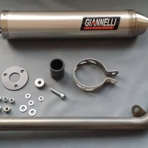 Jetzt Kaufen passend für Aprilia MX 125 2T (Bj.04-08) Giannelli Tuning Sport Auspuff Endtopf Aluminium 54602HF