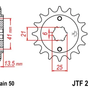 Kettenritzel CNC 15 16 Zähne - (530) passend für Honda VF500 PC12 Neue Kollektion
