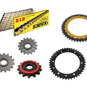 Finale Aktion DID Kettensatz passend für Honda CB1000R SC60 (Bj.08-15) DID 530VX3 Kette