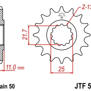 Jetzt Bestellen Kettenritzel 15 16 17 Zähne (530) Yamaha FZ6 YZF-R6 FZ750 FZR1000 GTS1000 Thunder Ace