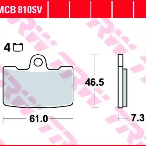 MCB810SV, MCB 810SV Lucas Sinter Bremsbeläge MCB810SV Sichere Zahlung