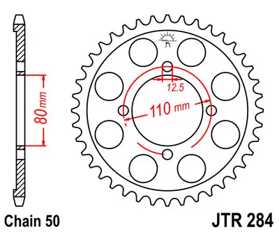Kettenrad Stahl 37 bis 48 Zähne (530) passend für Honda CB650 CB750 Markenware