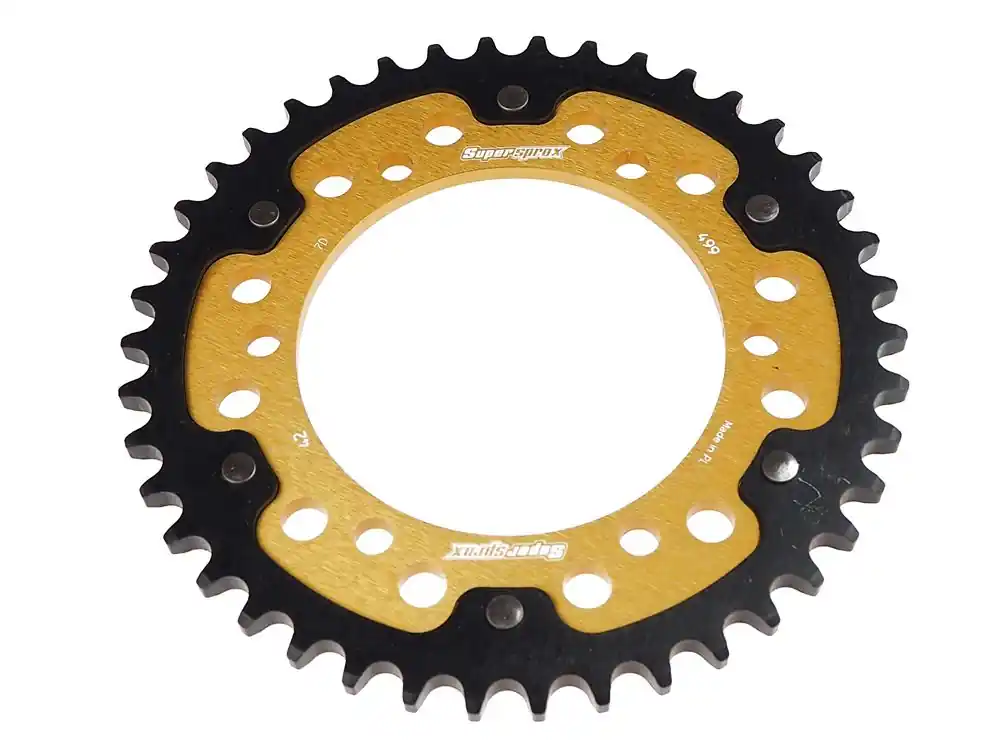 Kettenrad Stealth 38 39 40 42 43 48 Zähne - (530) gold Kawasaki ZZR600 ZXR750 VN800, Suzuki GSX-R 75 Nur Für Kurze Zeit