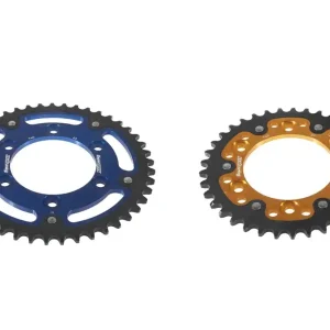 Rabatt Kettenrad Stealth 37 bis 45 Zähne - (525) gold und blau passend für Ducati Monster / ST RST-745