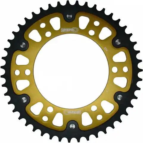 Echt Kettenrad Stealth 38 39 41 45 46 47 48 Zähne - (530) gold passend für Yamaha FZR / YZF / FJ / GTS RS