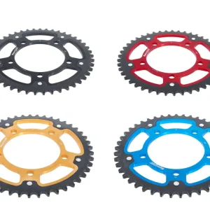 Neu Kettenrad Stealth 43 44 45 46 47 Zähne - (525) passend für BMW S 1000 R RR XR blau / gold / rot / sc