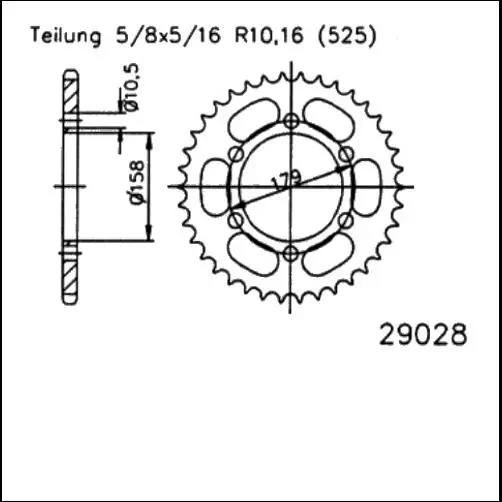 Neu Im Sortiment Kettenrad 45Z - (525) für alle passend für Aprilia ETV1000 Caponord