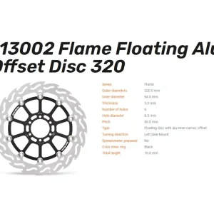 Moto-Master Bremsscheibe Flame Floating vorn links - 113002 Online Kaufen